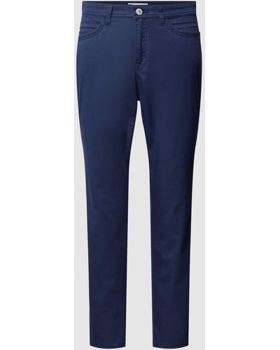 Brax Slim Fit Jeans in verkürzter Passform Modell 'STYLE.MARY' - Blau