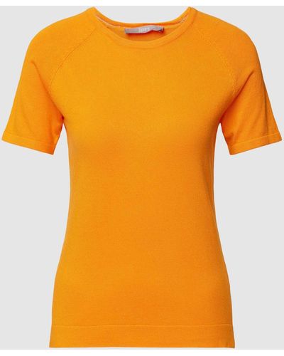 Jake*s T-Shirt mit Rundhalsausschnitt - Orange