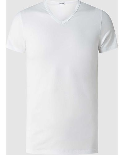 Hom T-Shirt mit Modal-Anteil - Weiß