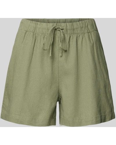 ONLY Shorts mit elastischem Bund Modell 'CARO' - Grün