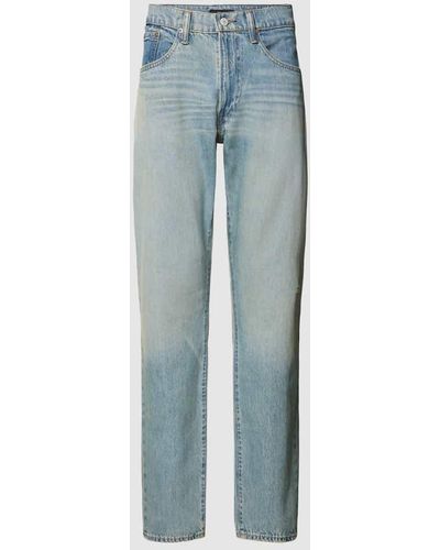 Polo Ralph Lauren Regular Fit Jeans im 5-Pocket-Design Modell 'PARKSIDE' - Blau
