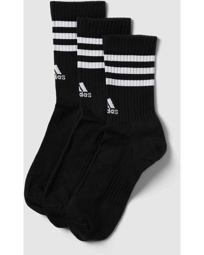 adidas Originals Socken mit Label-Details im 3er-Pack - Schwarz