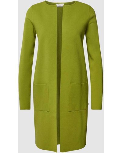maerz muenchen Mantel mit unifarbenem Design und aufgesetzten Taschen - Grün