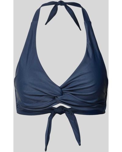 Barts Bikini-Oberteil mit Knotendetail Modell 'Kelli' - Blau