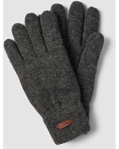 Barts Handschuhe mit Label-Detail Modell 'HAAKON' - Grau