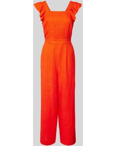 Y.A.S Jumpsuit Met Ruches - Rood