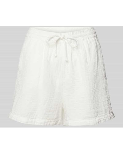ONLY Shorts aus reiner Baumwolle Modell 'THYRA' - Weiß