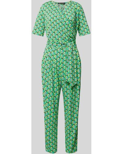Betty Barclay Jumpsuit Met All-over Print - Groen