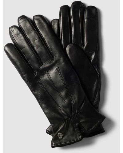 Roeckl Sports Handschuhe aus Leder Modell 'Antwerpen Touch' - Schwarz