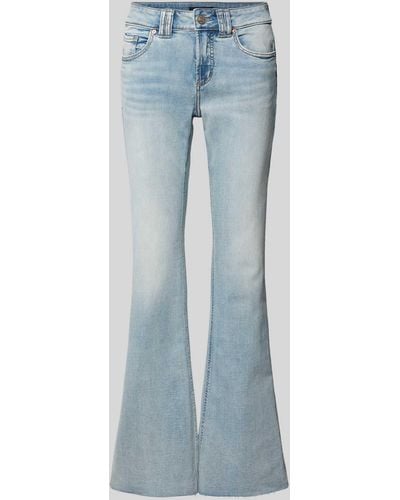 Silver Jeans Co. Bootcut Jeans im 5-Pocket-Design Modell 'Suki Flare' - Blau
