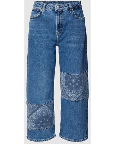 Pepe Jeans Jeans mit Label-Details Modell 'ANI' - Blau