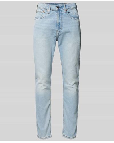 Levi's Slim Tapered Fit Jeans im 5-Pocket-Design Modell '515' - Blau