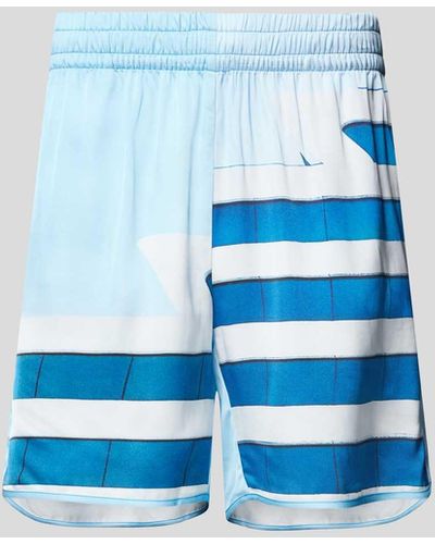 BLUE SKY INN Shorts mit elastischem Bund - Blau