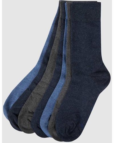 S.oliver Socken mit recycelter Baumwolle im 7er-Pack - Blau