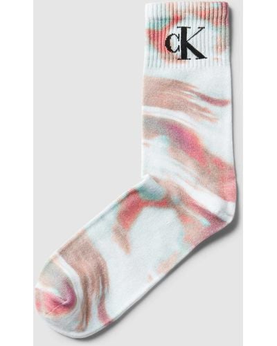 Calvin Klein Sokken Met Kleurverloop - Wit