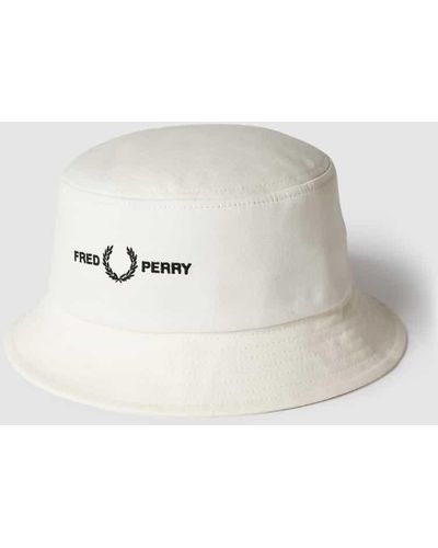 Fred Perry Bucket Hat mit Label-Stitching Modell 'Graphic Branded Twill Buc' - Mehrfarbig