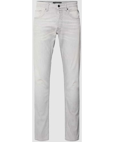 Replay Regular Slim Fit Jeans Modell 'WILLBI' - Grau