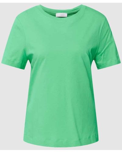 Rich & Royal T-Shirt mit Rundhalsausschnitt - Grün