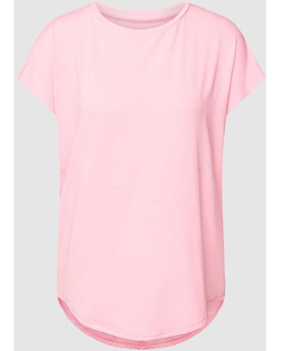 Röhnisch Loose Fit T-Shirt mit Rundhalsausschnitt Modell 'ELI' - Pink