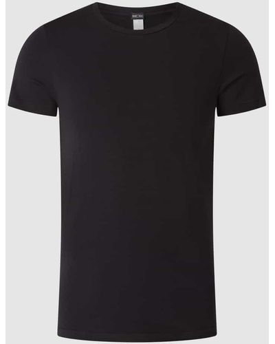 Hom T-Shirt mit Stretch-Anteil - Schwarz