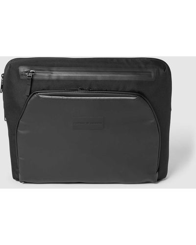 Porsche Design Laptoptas Met Labeldetail, Model 'urban Eco Messenger Bag' - Zwart