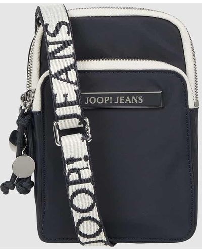 JOOP! Jeans Handytasche mit Metall-Logo Modell 'lietissimo' - Schwarz