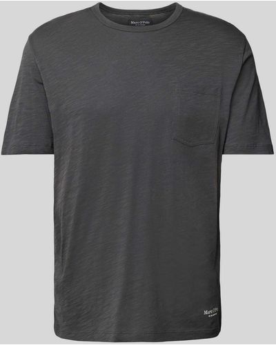 Marc O' Polo T-Shirt mit Rundhalsausschnitt - Grau