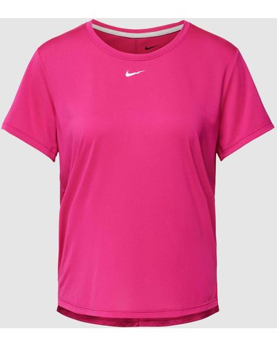 Nike T-Shirt mit Logo-Print - Pink
