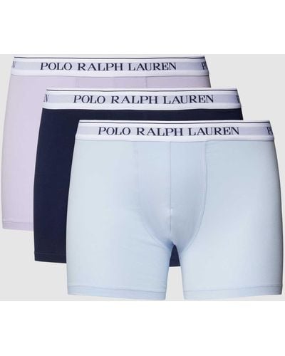 Polo Ralph Lauren Boxershorts mit elastischem Bund und Tunnelzug - Blau