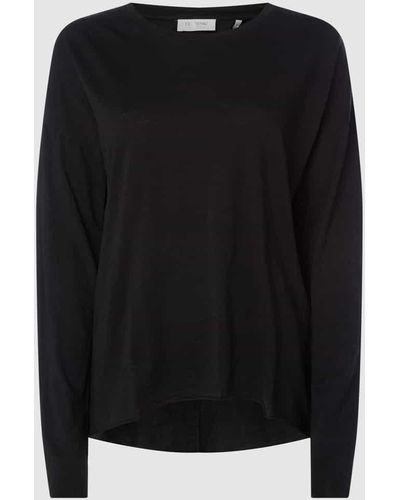 Rich & Royal Sweatshirt mit überschnittenen Schultern - Schwarz