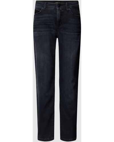 Cambio Jeans Met Verkorte Pasvorm - Zwart
