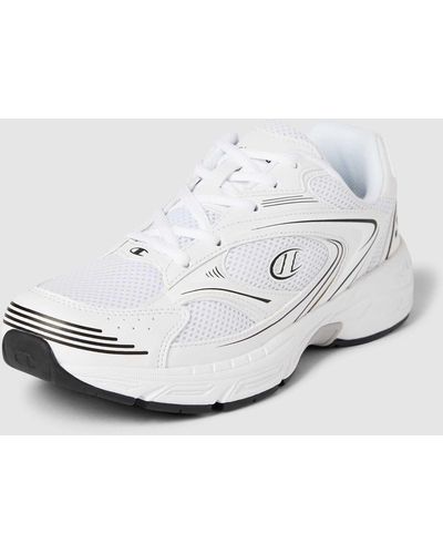 Champion Sneaker mit Label-Details Modell 'RUN' - Weiß