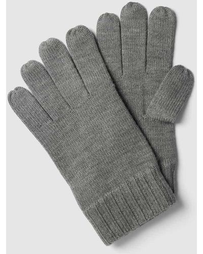 Polo Ralph Lauren Handschuhe mit gerippten Abschlüssen - Grau