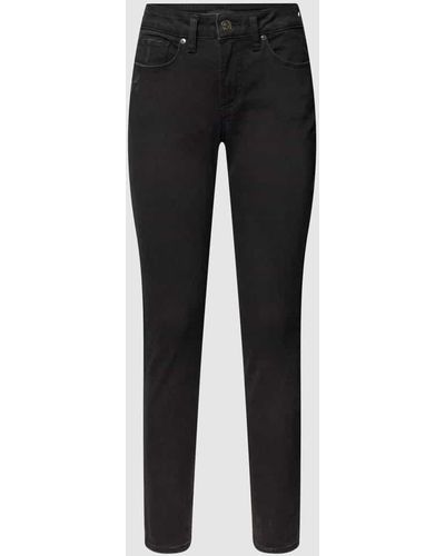 Silver Jeans Co. Skinny Fit Jeans mit 5-Pocket-Design Modell 'SUKI' - Schwarz