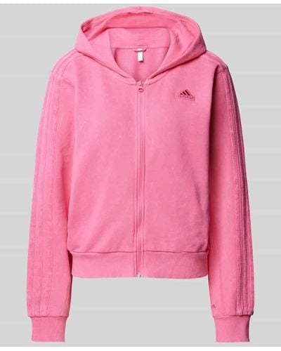 adidas Sweatjacke mit Kapuze - Pink