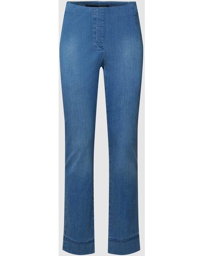 SteHmann Jeans Met Elastische Band - Blauw
