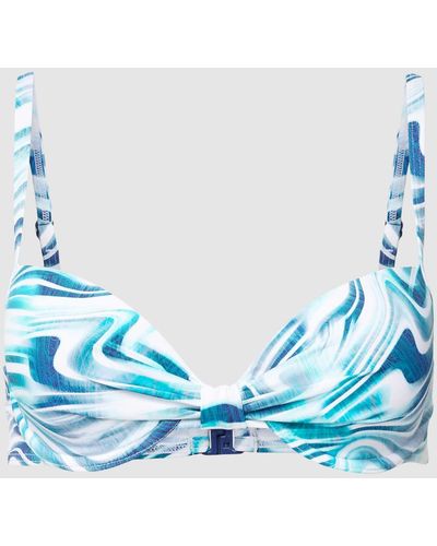 Esprit Bikinibovenstukje Met All-over Motief - Blauw