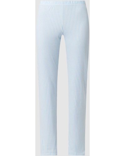 Mey Pyjamahose aus Bio-Baumwolle Modell 'Sleepsation' - Blau