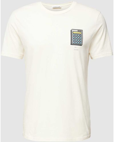 ARMEDANGELS T-shirt Met Motiefprint - Naturel
