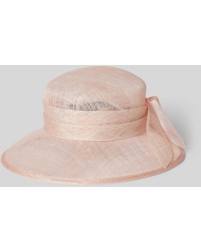 LOEVENICH Hut mit Schleifen-Applikation Modell 'Sinamaye Matelot' - Pink