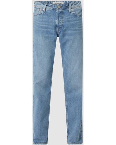 Jack & Jones Loose Fit Jeans Van Katoen, Model 'chris' - Blauw