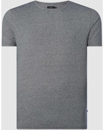 Matíníque T-shirt Van Katoen, Model 'jermane' - Grijs
