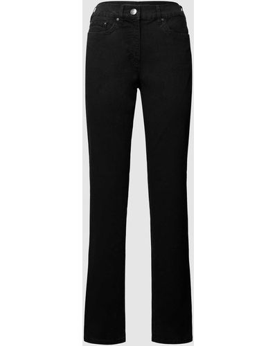 ZERRES Comfort Fit Jeans Met Stretch - Zwart