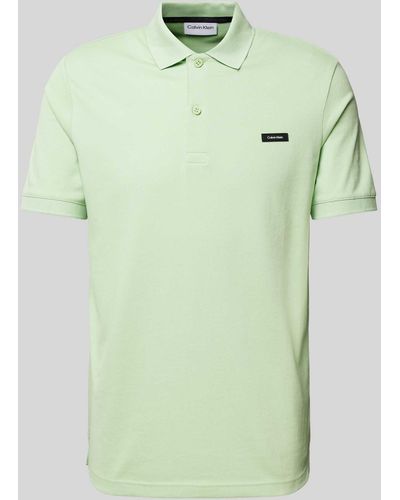 Calvin Klein Slim Fit Poloshirt - Grün