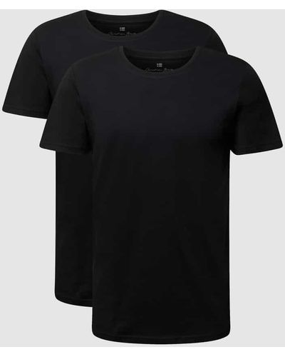 Christian Berg Men T-Shirt aus Bio-Baumwolle im 2er-Pack - Schwarz