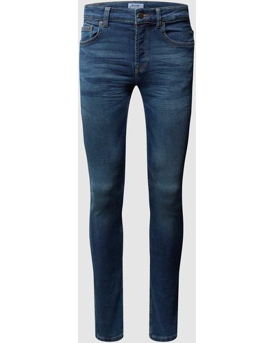 Only & Sons Stone-washed Slim Fit Jeans - Blauw