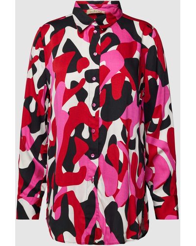 Smith & Soul Blouse Met All-over Print - Rood