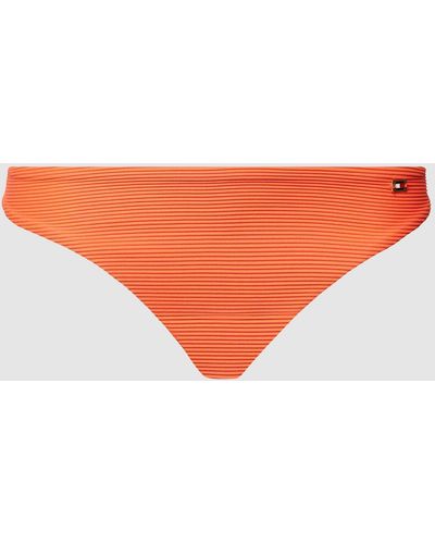 Tommy Hilfiger Bikinibroekje Met Structuurmotief - Oranje