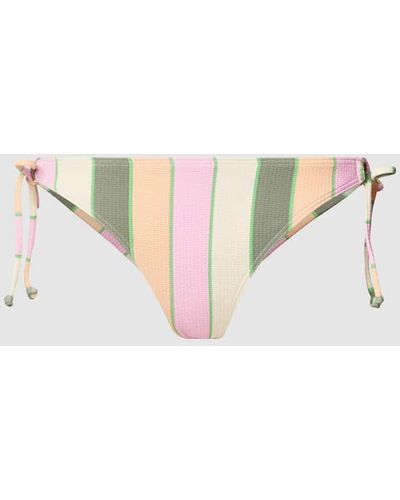 Roxy Bikini-Hose mit Blockstreifen Modell 'VISTA' - Natur