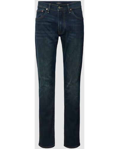 Polo Ralph Lauren Slim Fit Jeans im 5-Pocket-Design Modell 'SULLIVAN' - Blau